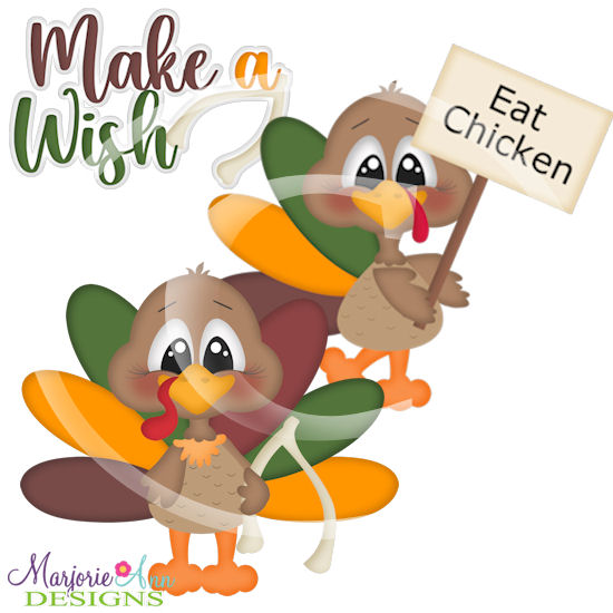 Make A Wish-Thanksgiving SVG Cutting Files + Clipart - Click Image to Close